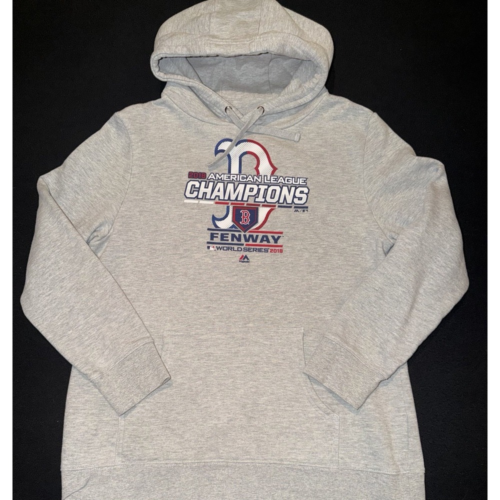 Boston Red Sox Majestic 2018 American League Champions Hoodie Women's XL